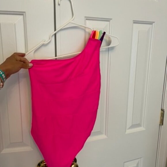 Neon one piece bathing suit - Picture 2 of 3